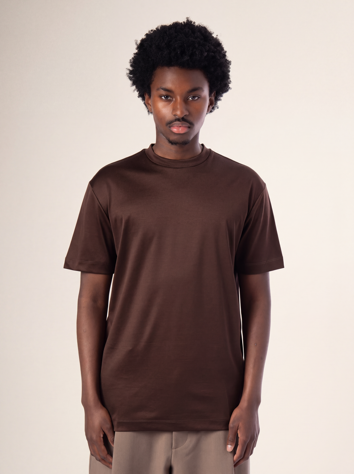 Refined Supima T-shirt | Dark Brown