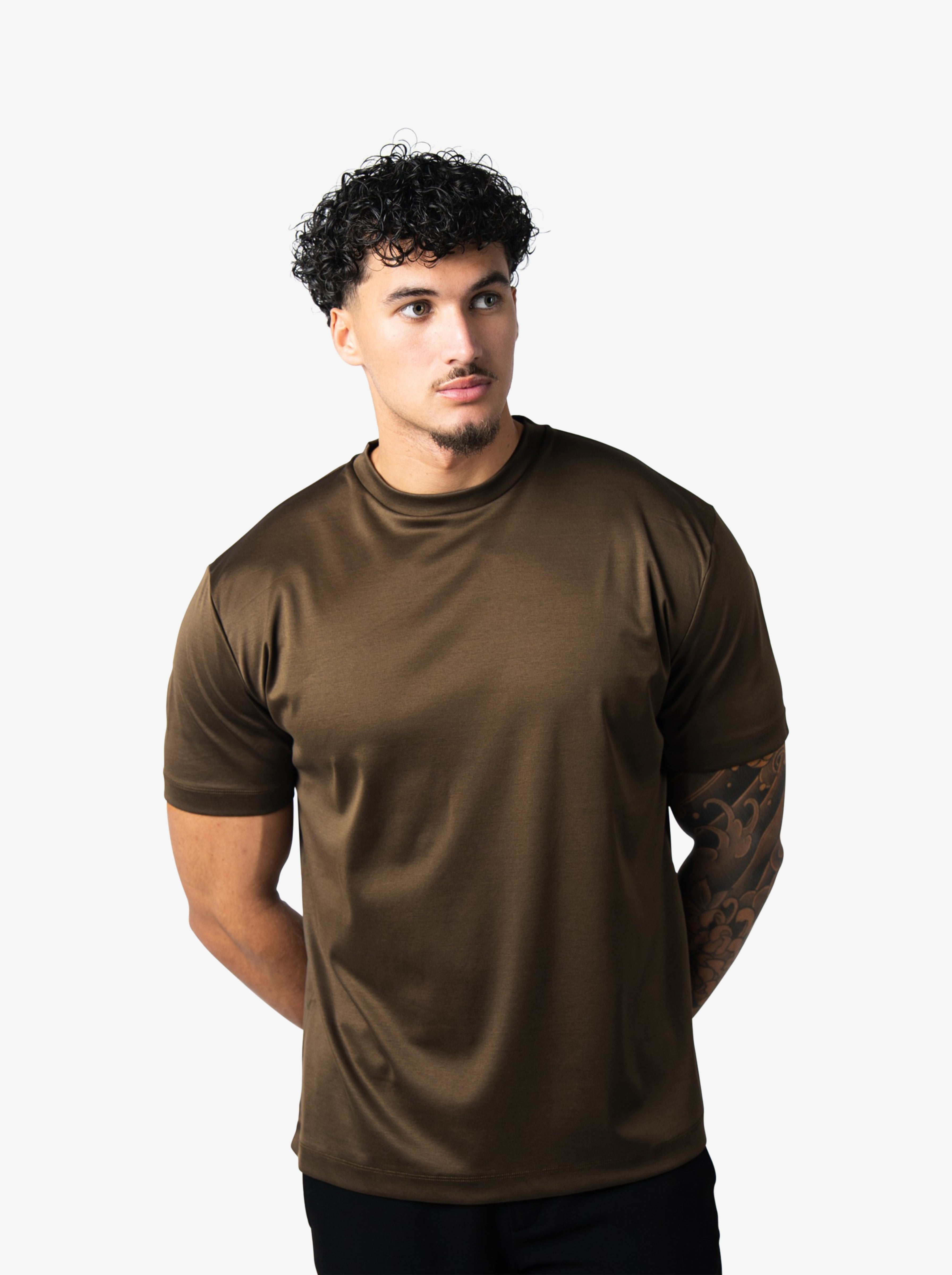 Supima T-shirt Coffee Brown