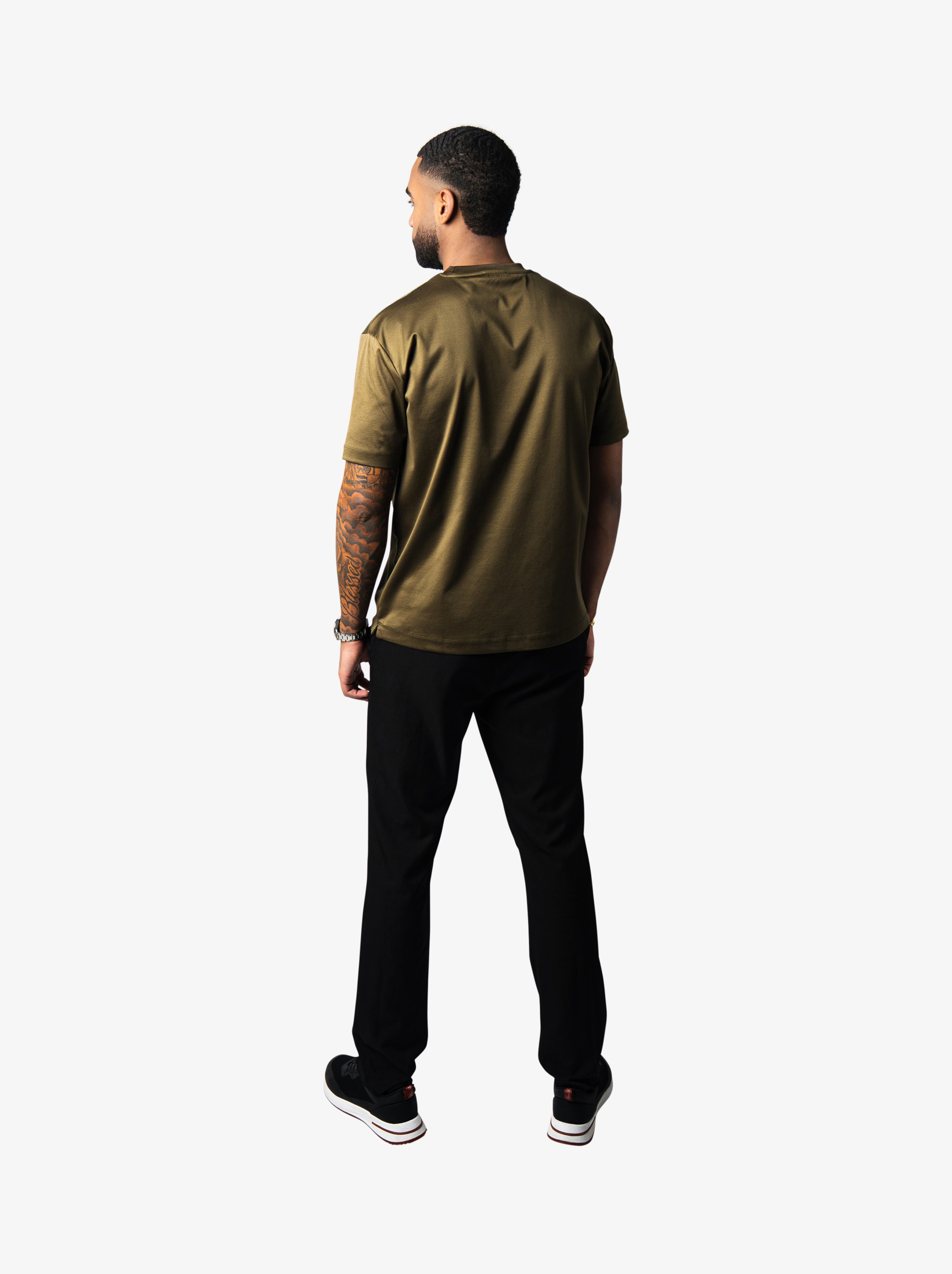 Supima T-shirt Olive Green