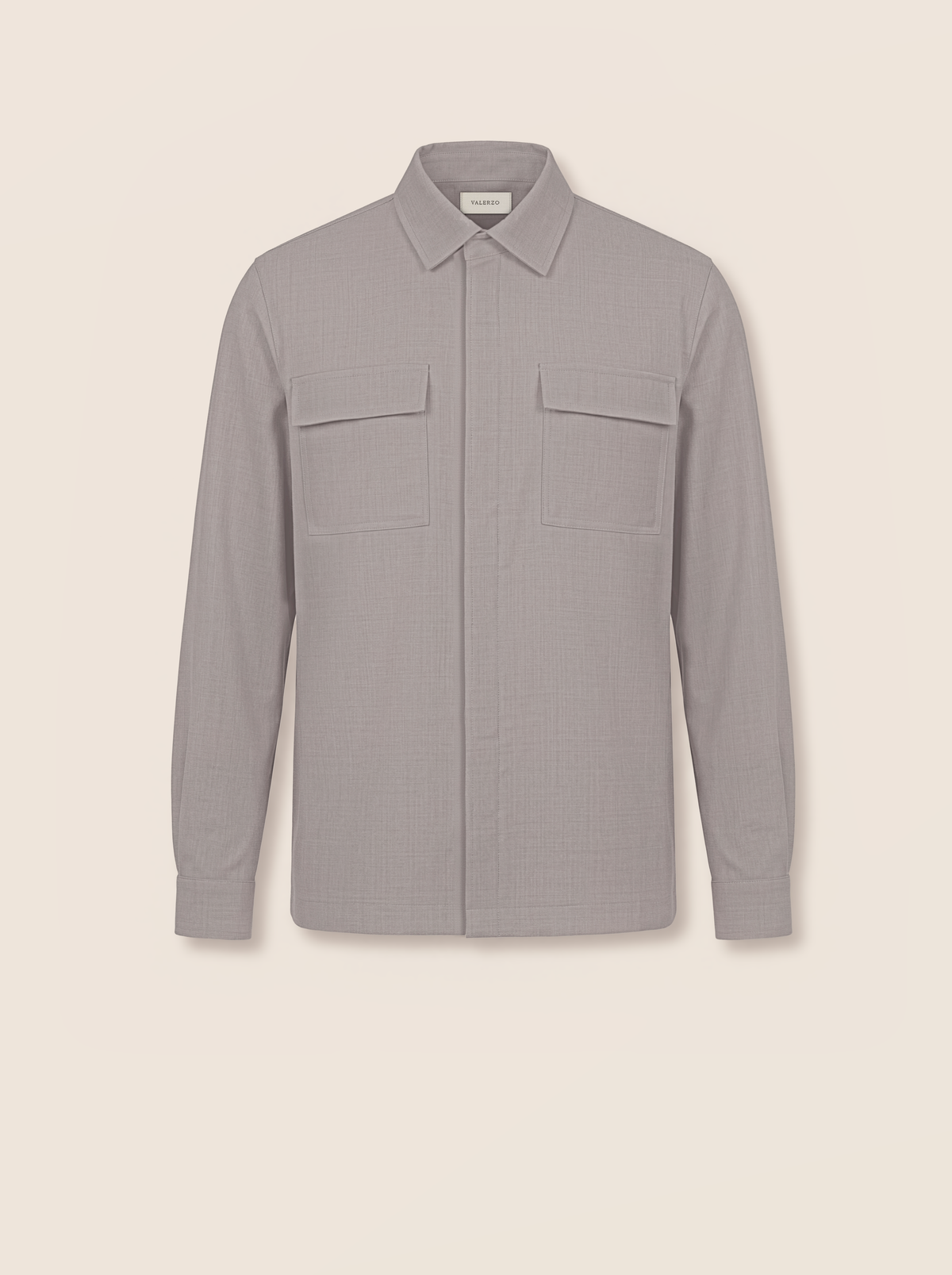 Wool Overshirt | Grey