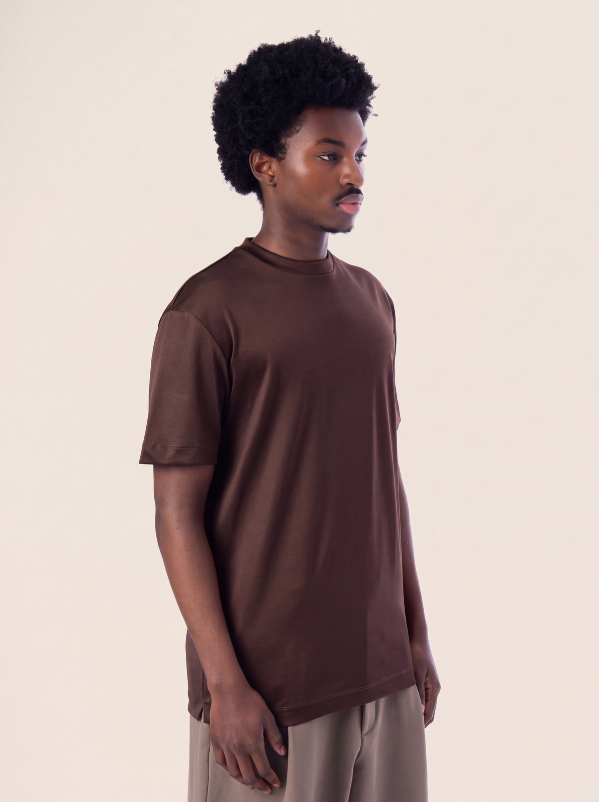 Refined Supima T-shirt | Dark Brown