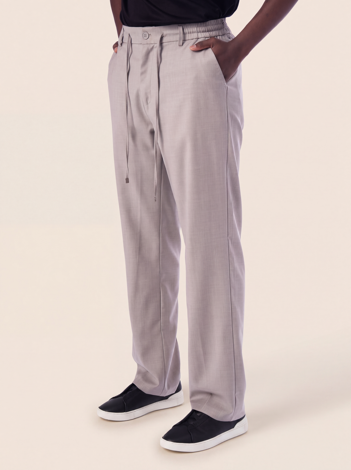 Wool Trouser | Grey