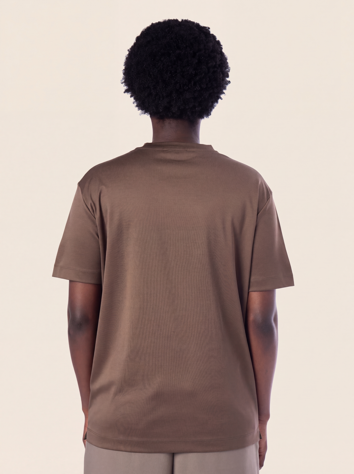 Supima T-shirt Coffee Brown
