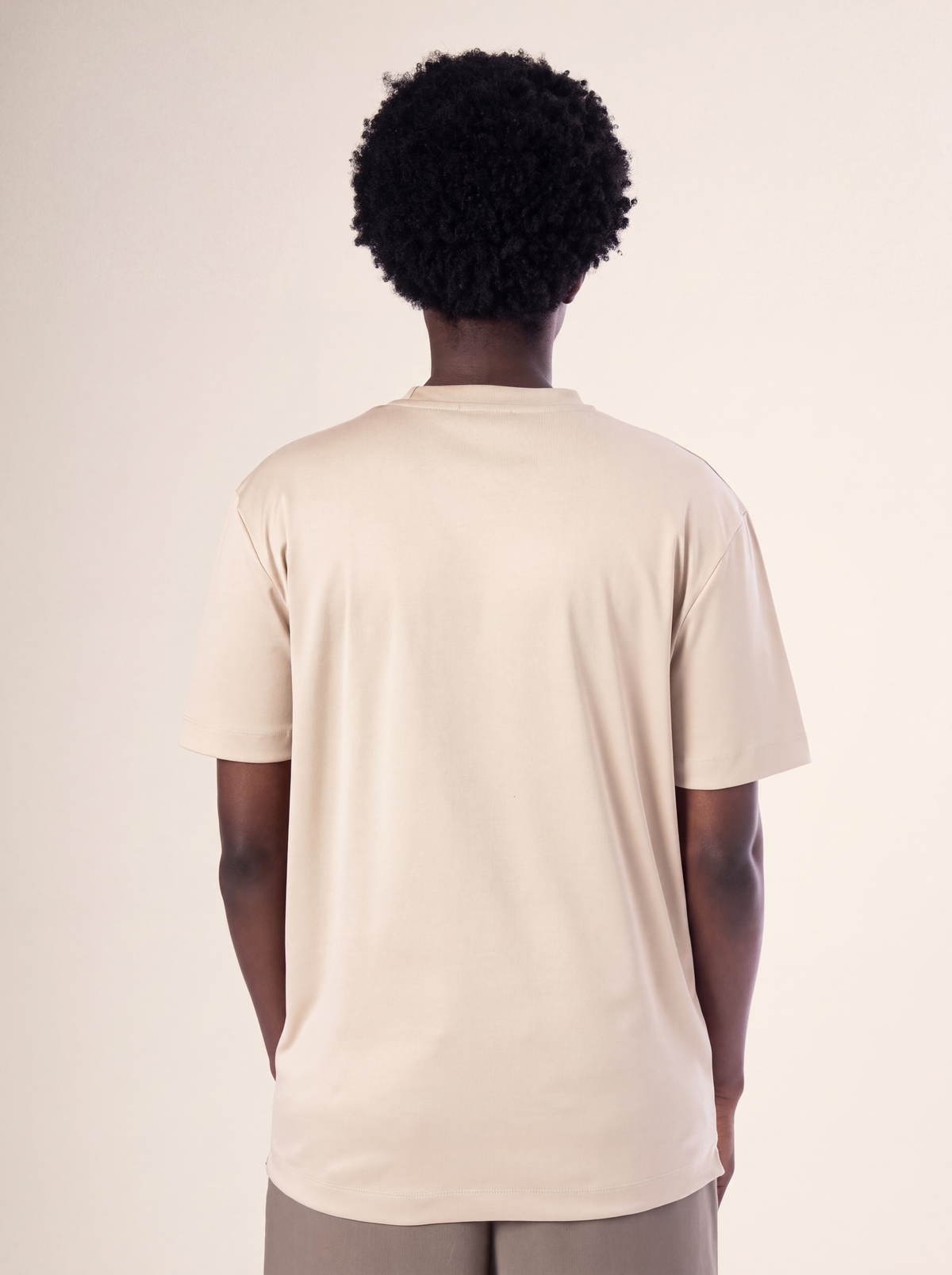 Refined Supima T-shirt | Sand Beige