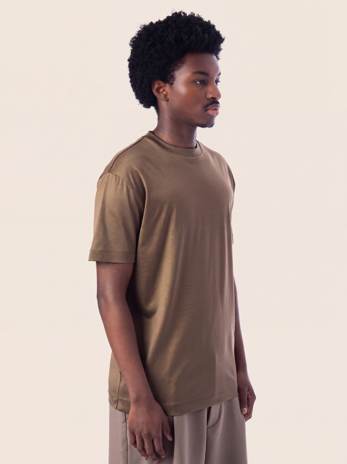 Supima T-shirt Olive Green