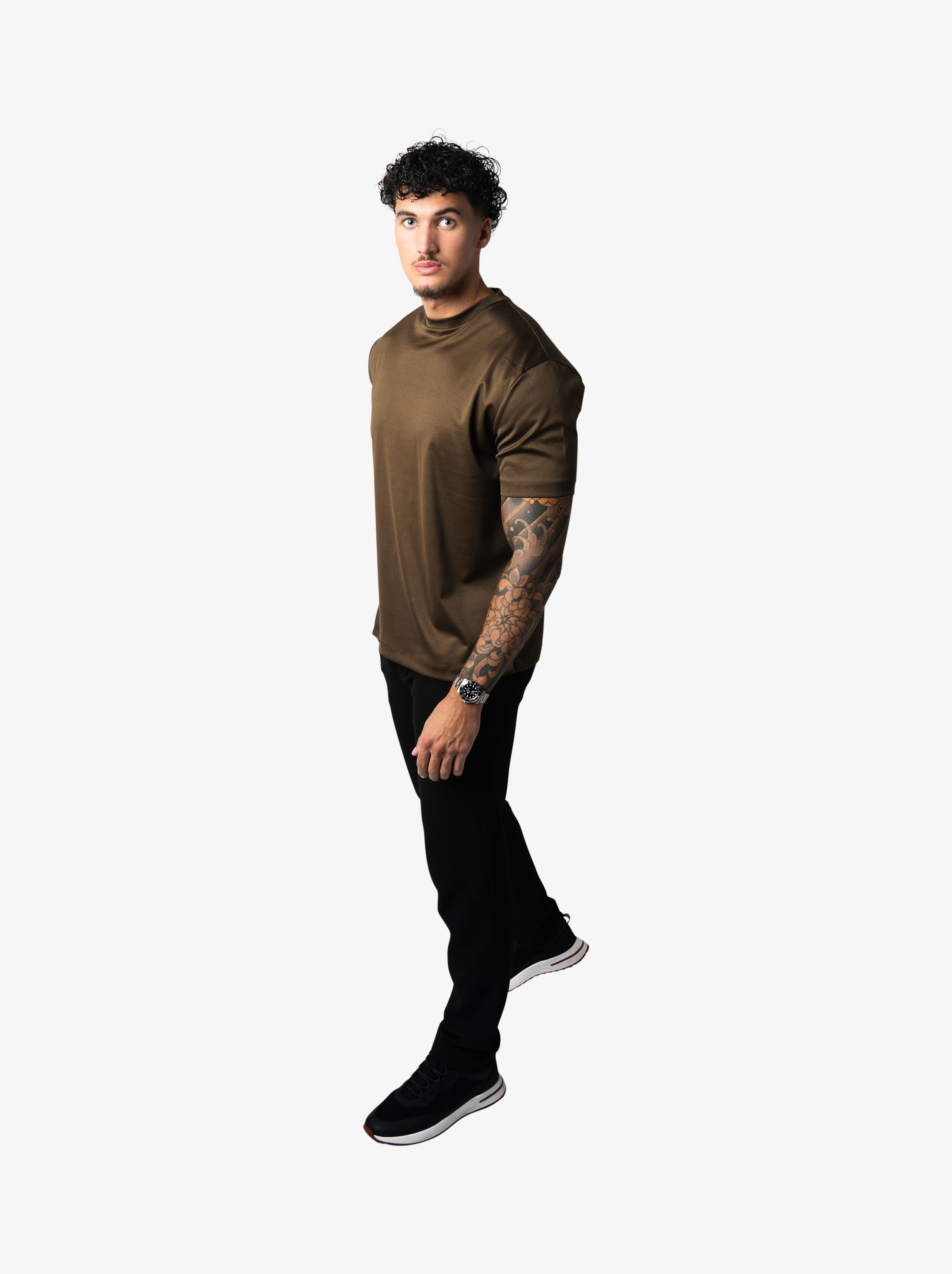 Supima T-shirt Coffee Brown