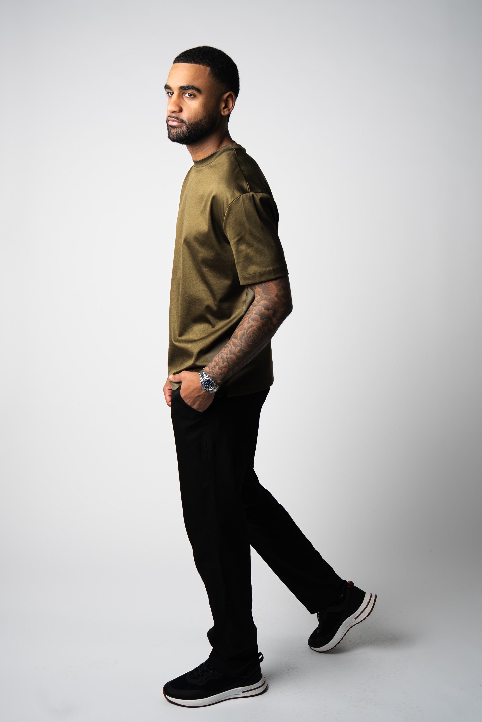 Supima T-shirt Olive Green