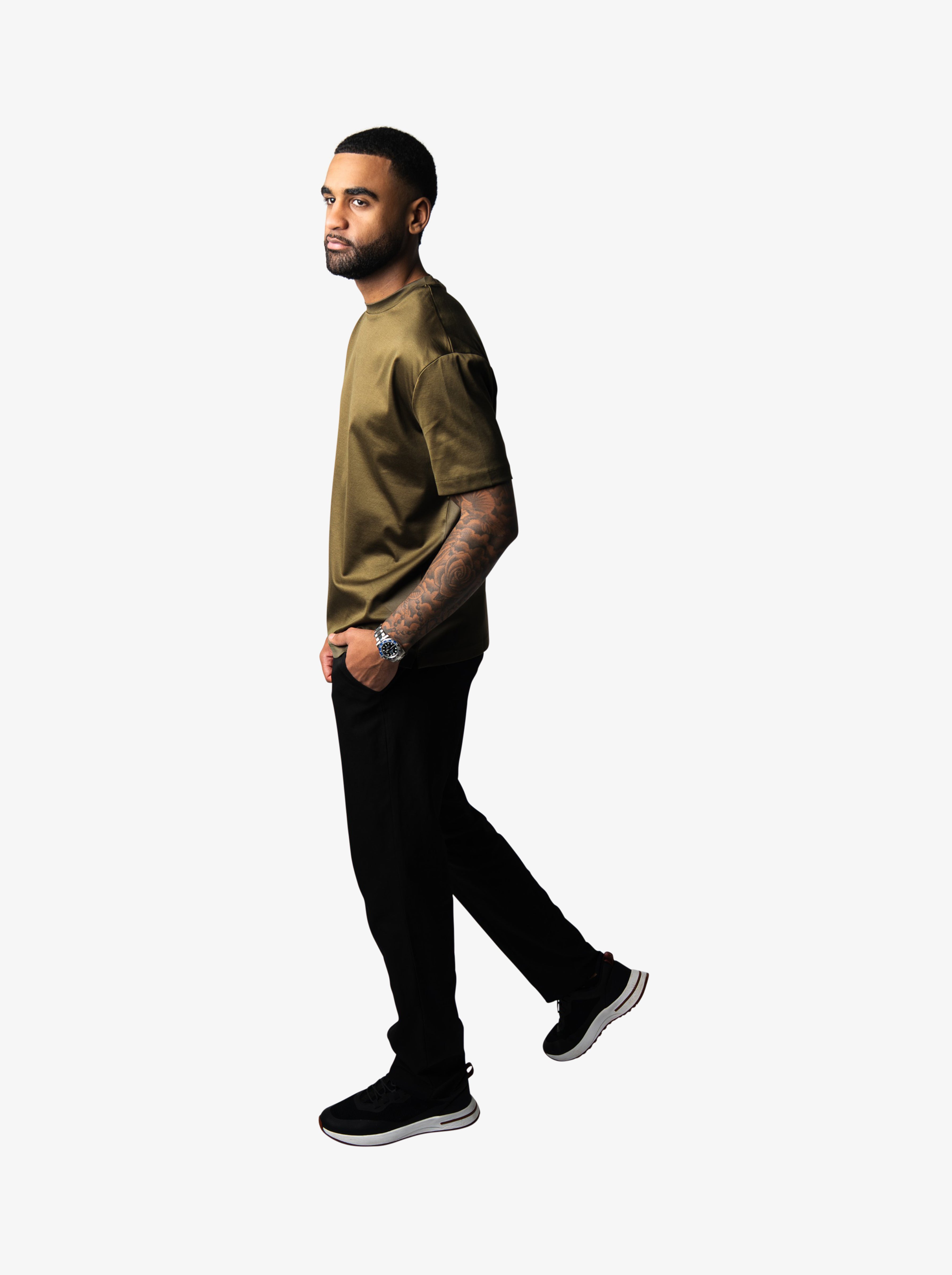 Supima T-shirt Olive Green