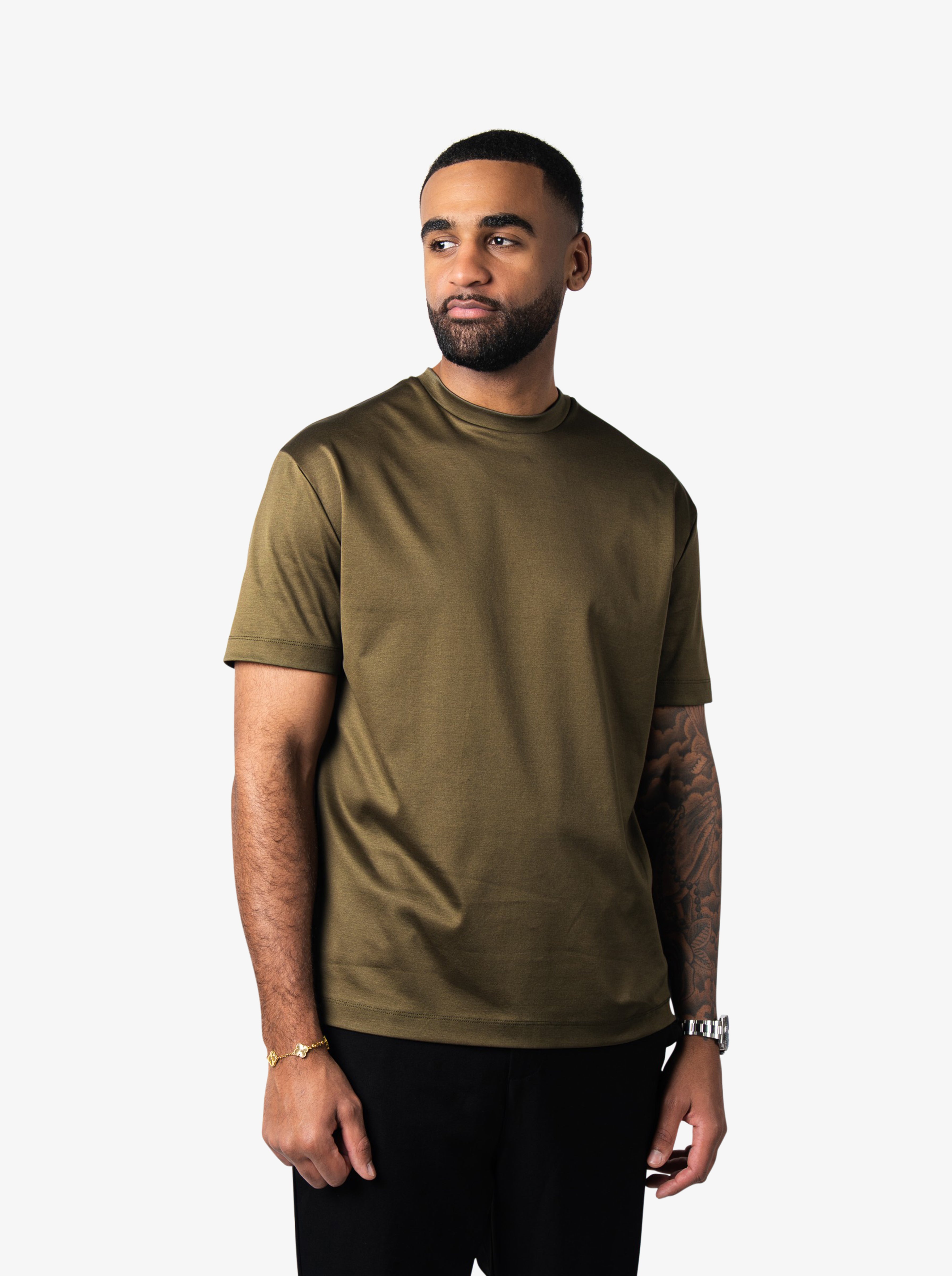 Supima T-shirt Olive Green