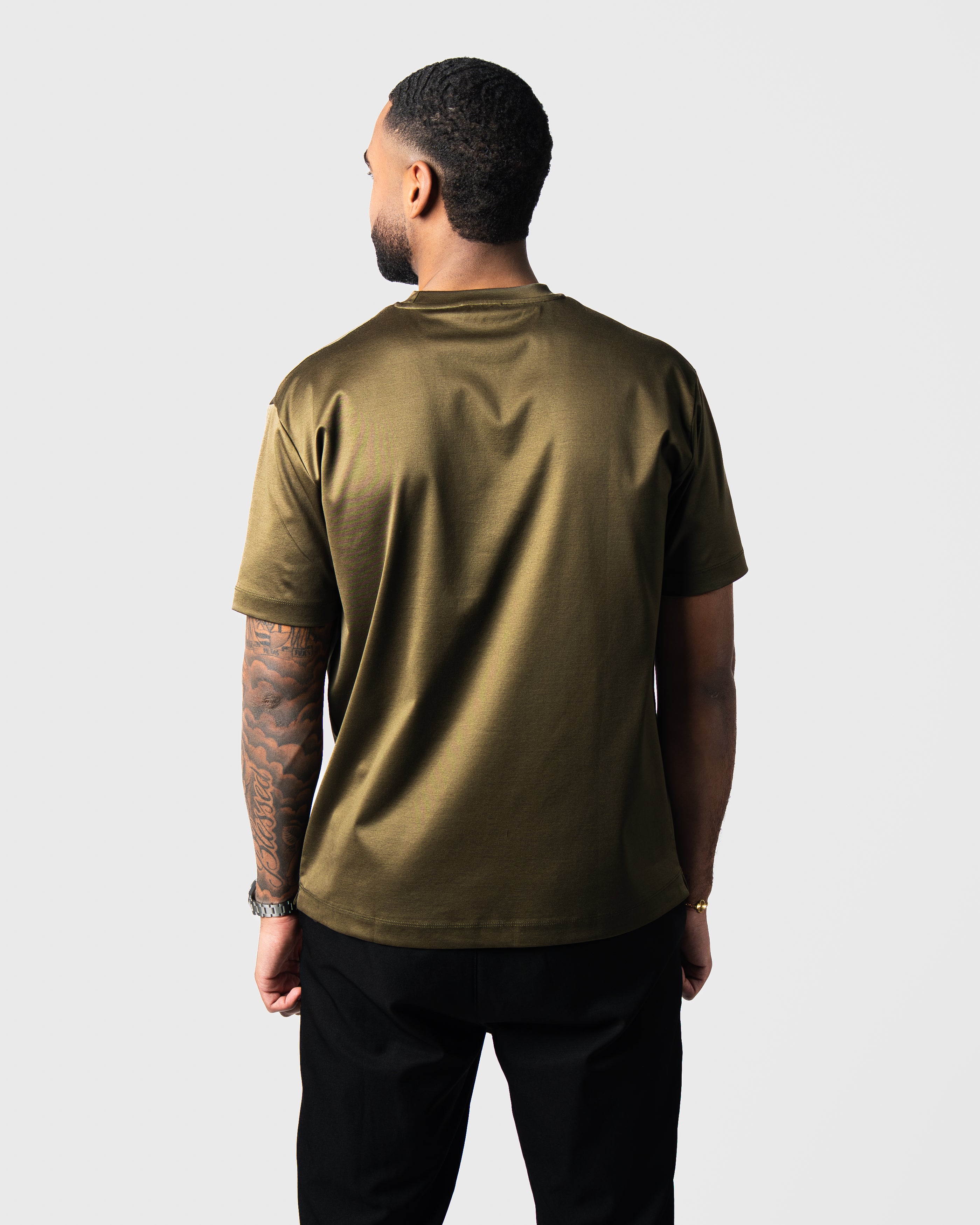 Supima T-shirt Olive Green