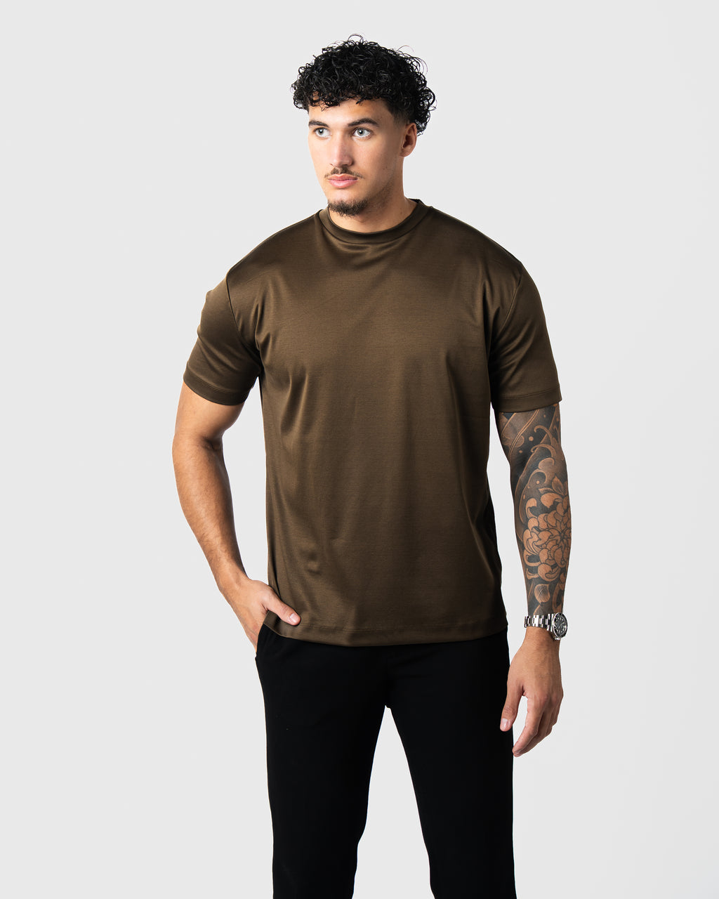 Supima T-shirt Coffee Brown