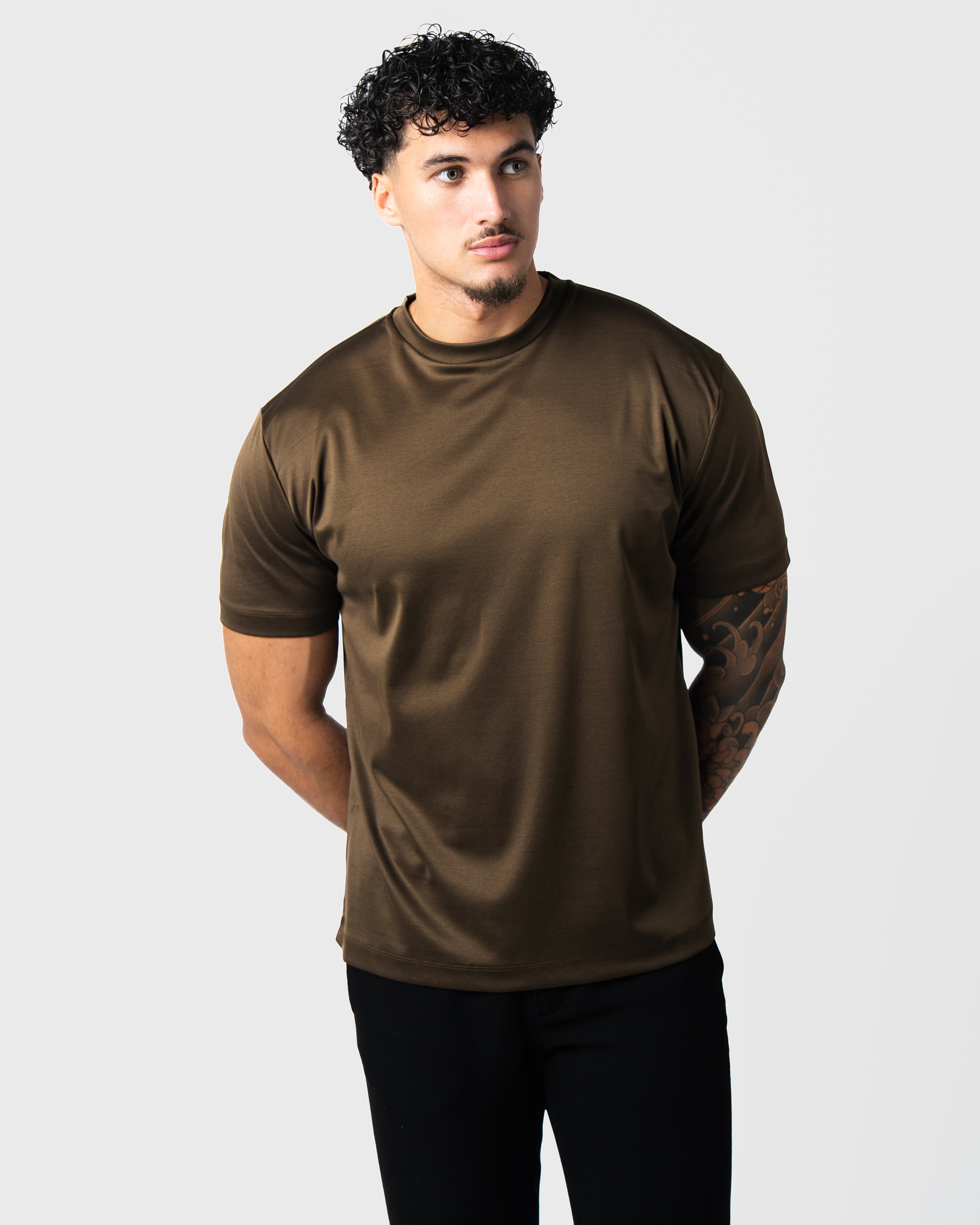 Supima T-shirt Coffee Brown