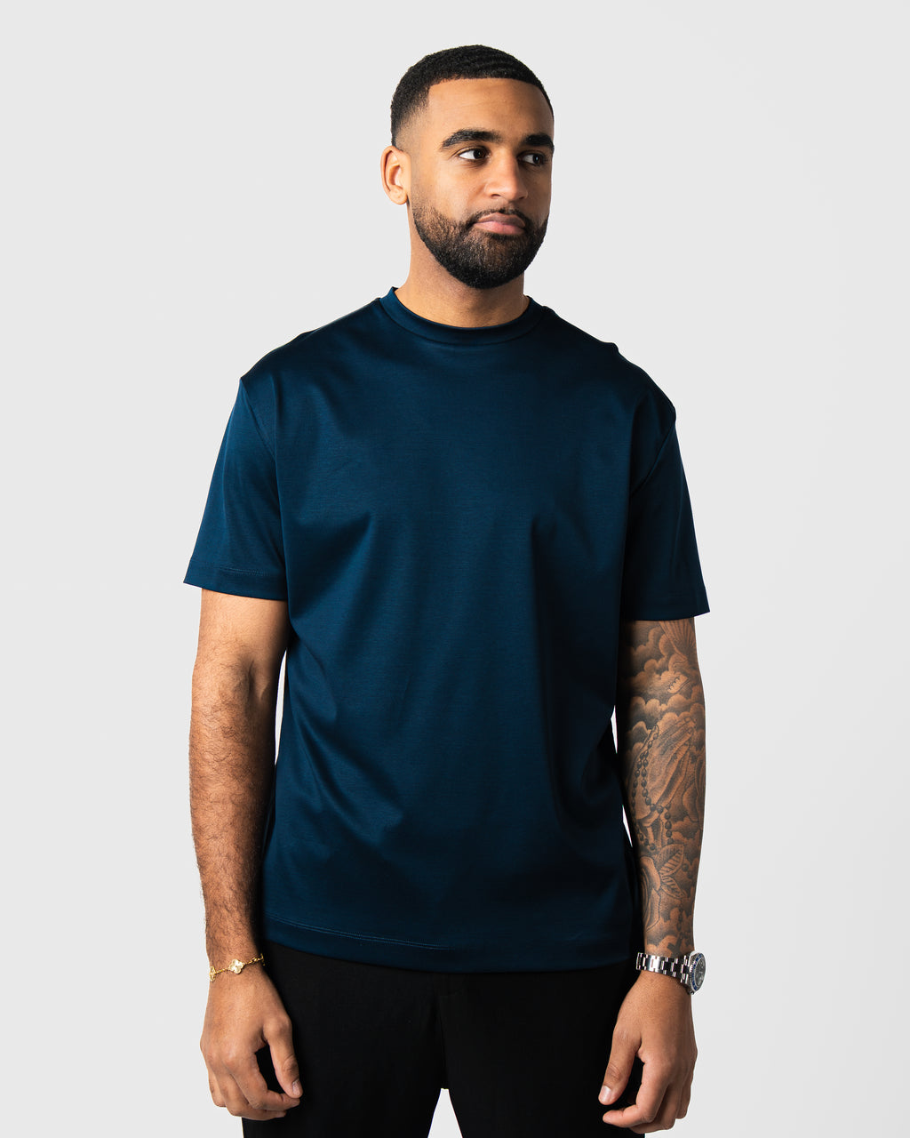 Supima T-shirt Navy Blue