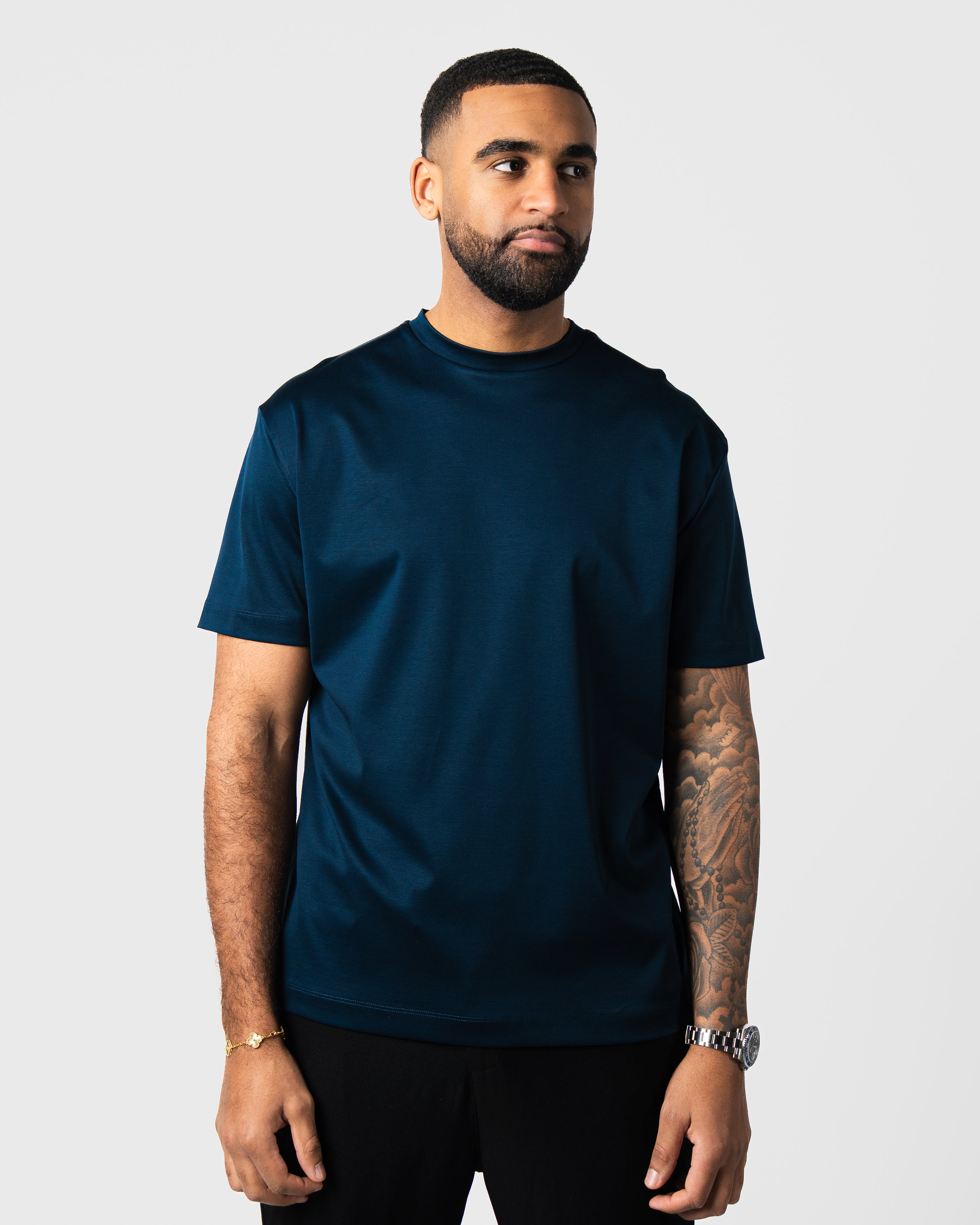 Supima T-shirt Navy Blue