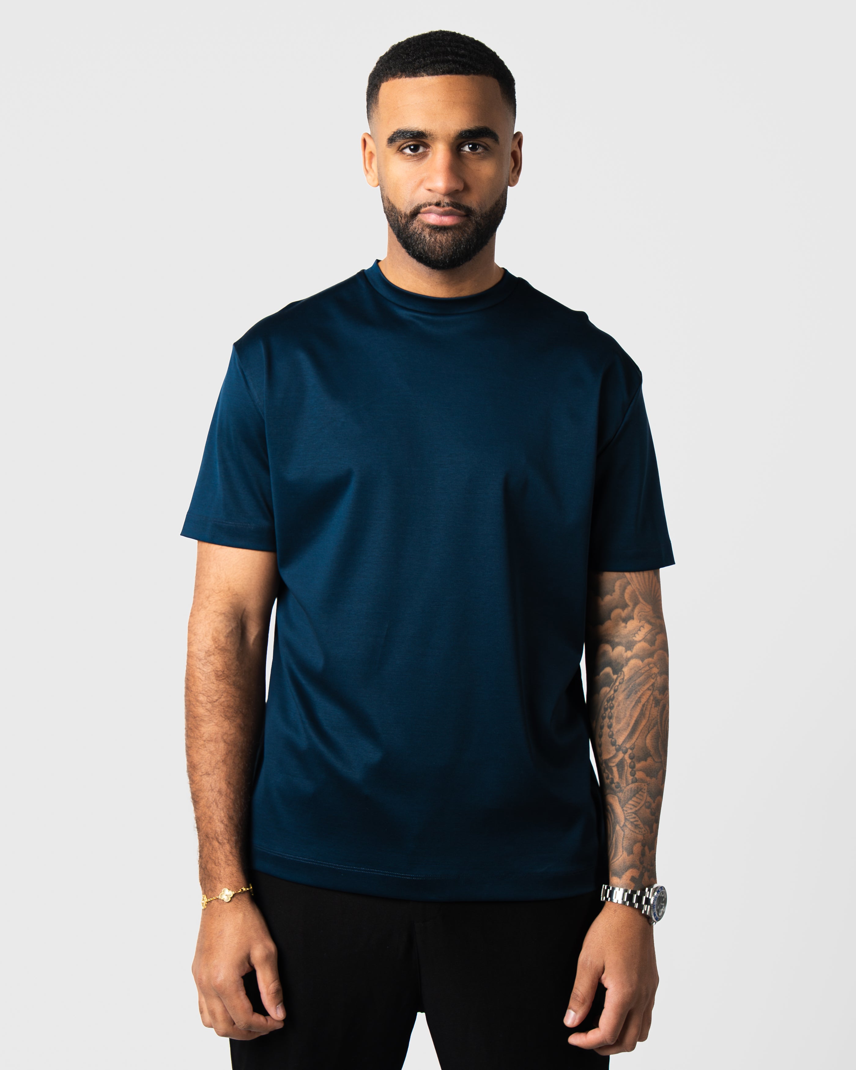 Supima T-shirt Navy Blue