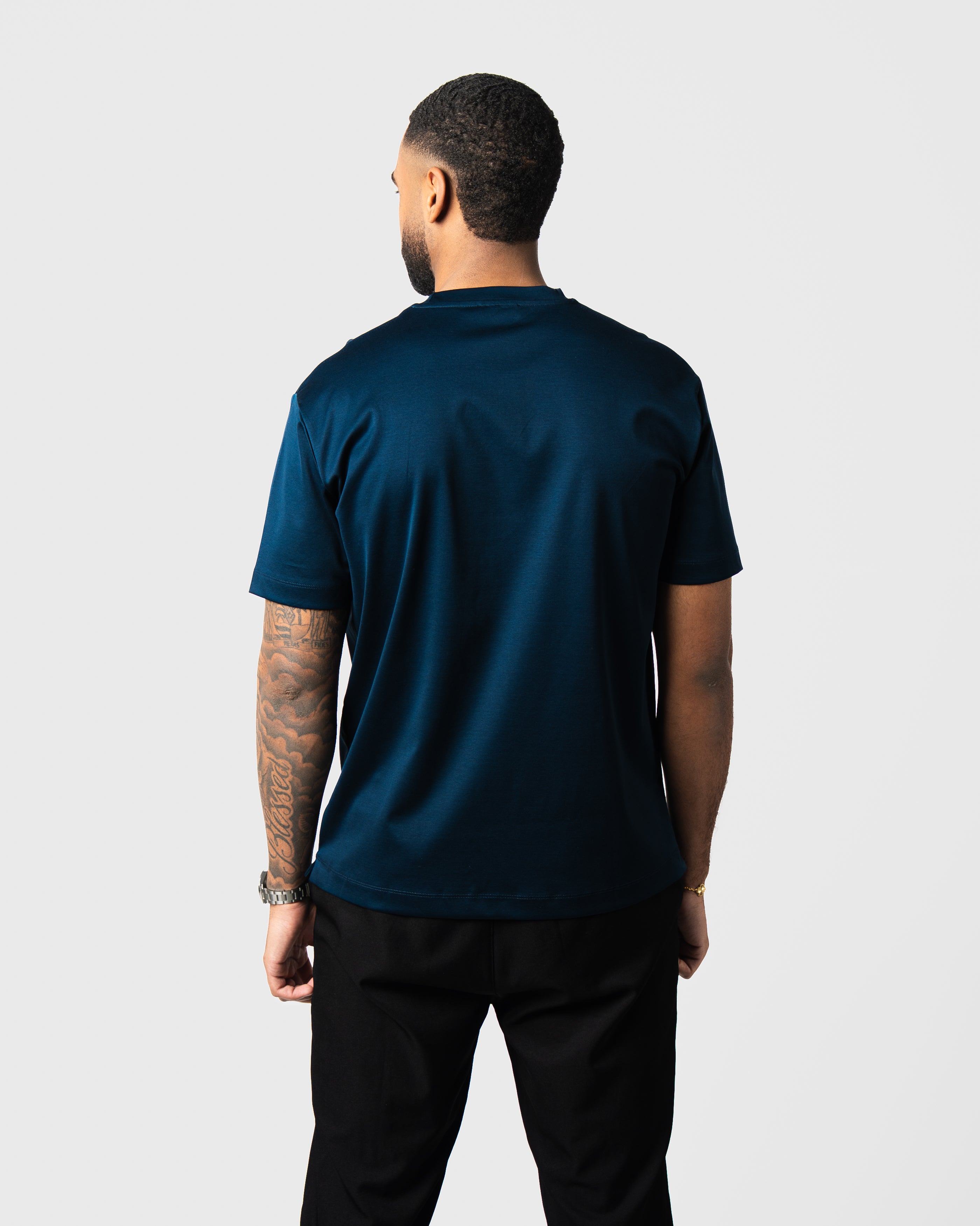 Supima T-shirt Navy Blue